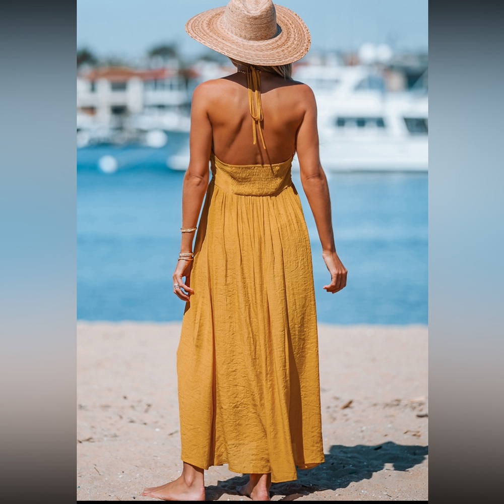 Maxi dress Yellow